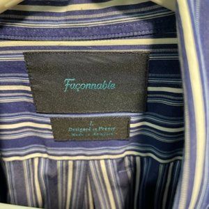 Men's Faconnable Short Sleeve Shirt (Size Large)